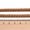 Braided Leather Cord with Core WL-F009-5mm-02-3