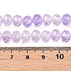 Transparent Glass Beads Strands GLAA-T023-6mm-A04-4