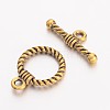 Tibetan Style Alloy Toggle Clasps LS-TIBE-EA9138Y-AG-FF-2