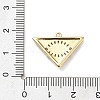 Rack Plating Brass Micro Pave Cubic Zirconia and Enamel Pendants KK-Q786-05G-3