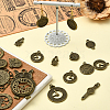 1 Bags Tibetan Style Alloy Pendants FIND-SC0018-06AB-5
