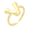 Rack Plating Brass Open Cuff Rings RJEW-S394-01G-V-2