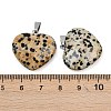 Natural Dalmatian Jasper Pendants G-A281-02P-03-3