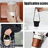 PU Leather Heat Resistant Reusable Cup Sleeve AJEW-GF0003-90C-7