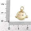 Brass Enamel Planet and Cat Shape Charms KK-B150-22G-4