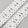 Cotton Embroidery Flower Hollow Lace Ribbon OCOR-WH0078-216-1