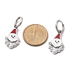 3 Pairs 3 Styles Christmas 304 Stainless Steel Hoop & Stud Earring Sets for Women EJEW-K279-15P-5