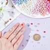  240Pcs 12 Colors 2-Hole Frosted Mini Resin Buttons Sets BUTT-NB0001-62-3