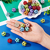 30Pcs Sport Theme Resin Rhinestone Beads RESI-TA0003-96A-5