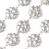 304 Stainless Steel Flower Link Chains CHS-Z004-27P-1