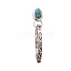 Bohemian Style Alloy Resin Dangle Stud Earrings FS-WG5E673-01-2