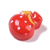 Opaque Christmas Theme Resin Cabochons RESI-H162-06C-2