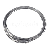 Unicraftale 50Pcs 201 Stainless Steel Wire Necklace Cord TWIR-UN0001-09-1