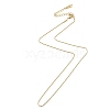 Ion Plating(IP) 304 Stainless Steel Round Snake Chain Necklace for Men Women X-NJEW-M200-11G-1