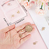 9Pcs 3 Style Brass Micro Pave Cubic Zirconia Pendants Sets KK-BBC0007-54-3