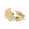304 Stainless Steel Stud Earrings Finding STAS-C061-02G-2