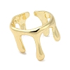 Brass Open Cuff Rings RJEW-Q778-31G-2