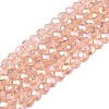 Electroplate Glass Beads Strands EGLA-D020-3x2mm-69-1