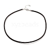 Braided Round Imitation Leather Bracelets Making BJEW-H610-01P-09-1
