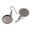 Rack Plating Iron Earring Hooks EJEW-D091-01E-B-2