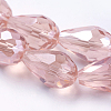 Electroplate Glass Beads Strands X-EGLA-R008-15x10mm-7-3