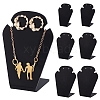 3Pcs 3 Sizes Acrylic Necklace Displays Stand Set NDIS-WH0006-12-1
