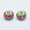 Handmade Polymer Clay European Beads CLAY-K002-L27-3