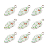 Alloy Enamel Pendants PALLOY-TAC0009-25P-B-2