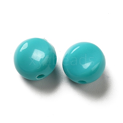 Opaque Acrylic Beads OACR-L013-003F-1