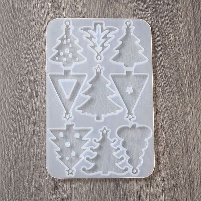 DIY Christams Silicone Pendant Molds DIY-F140-02A-1