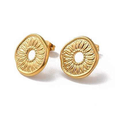 304 Stainless Stud Earring Findings STAS-M314-01I-G-1