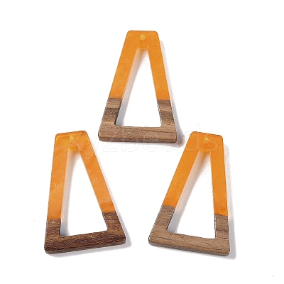 Resin & Wood Pendants WOOD-F015-10E-1