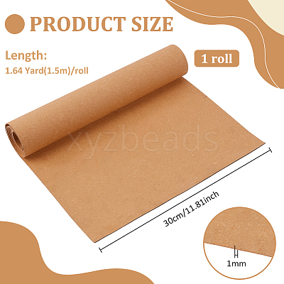 Blended Leather Handicraft Liner Roll for Bags and Purses Material AJEW-WH0817-023A-04-1