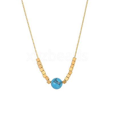 304 Stainless Steel Pendant Necklace for Women PP8102-2-1