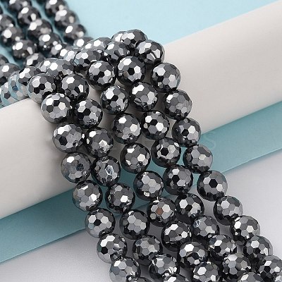 Terahertz Stone Beads Strands G-G048-A01-03-1
