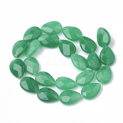 Natural White Jade Beads Strands G-S292-21-1-1