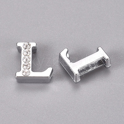 Alloy Slide Charms PALLOY-WH0066-21L-1