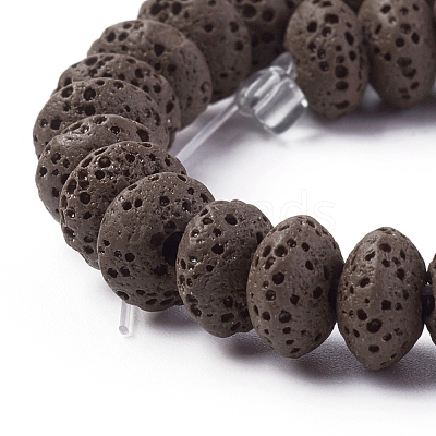 Natural Lava Rock Beads Strands G-F671-01A-13-1