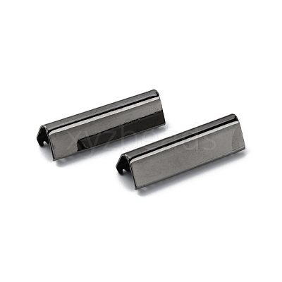 Brass Ribbon Crimp Ends KK-WH0046-34D-B-1