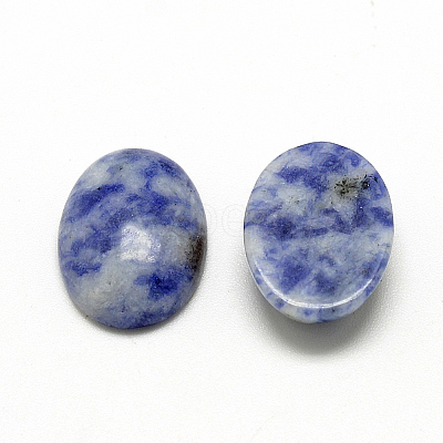 Natural Blue Spot Jasper Cabochons G-R415-18x25-45-1