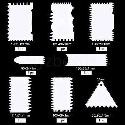 Plastic Cake Spatulas DIY-NB0006-43-1