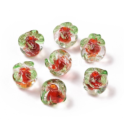 Handmade Lampwork Fruit Beads LAMP-C004-06G-1