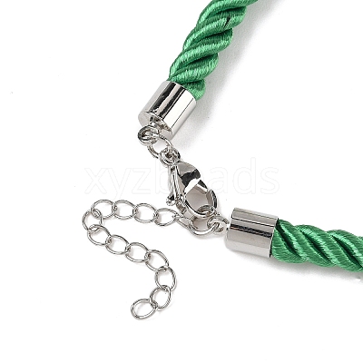 5MM Nylon Twisted Cord Necklace Making FIND-G096-01P-33-1