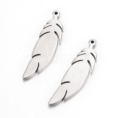 Tarnish Resistant 304 Stainless Steel Pendants STAS-S054-17-1