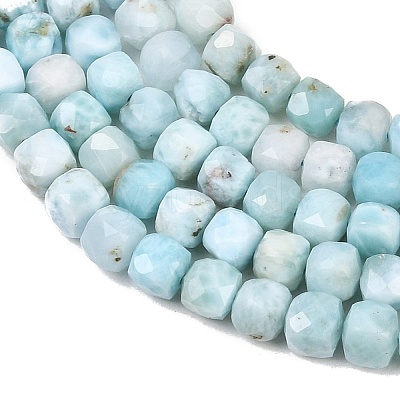 Natural Larimar Beads Strands G-F803-C01-01A-1