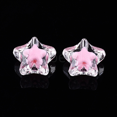 Transparent Acrylic Beads X-TACR-N011-001B-01-1