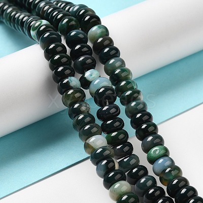 Natural Agate Beads Strands G-H295-C03-08-1
