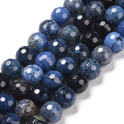 Natural Dumortierite Beads Strands G-E571-06B-1