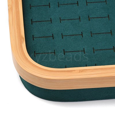 Fashion Velvet Wood Jewelry Boxes RDIS-B003-03-1