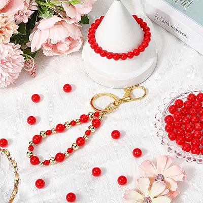 Opaque Acrylic Beads MACR-SP0001-85A-1